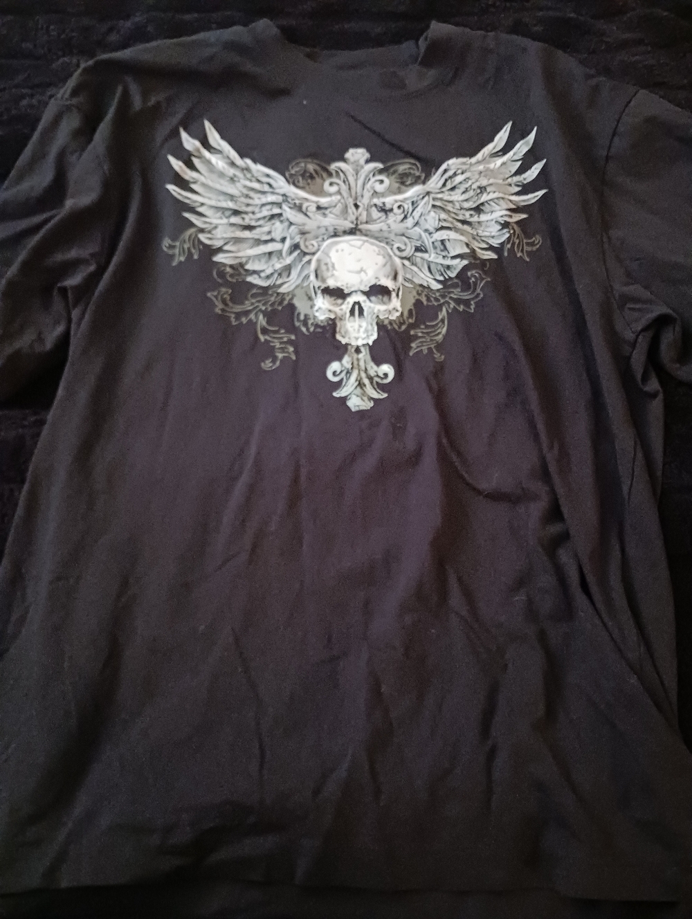 $HEI$TY SKULL Black Graphic Tee